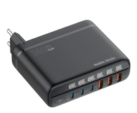 Mobile Origin GaN 140W Travel Charger Hub PW12 EU/UK/US3x USB-C + 3x USB-A - 1504108 - zdjęcie 1